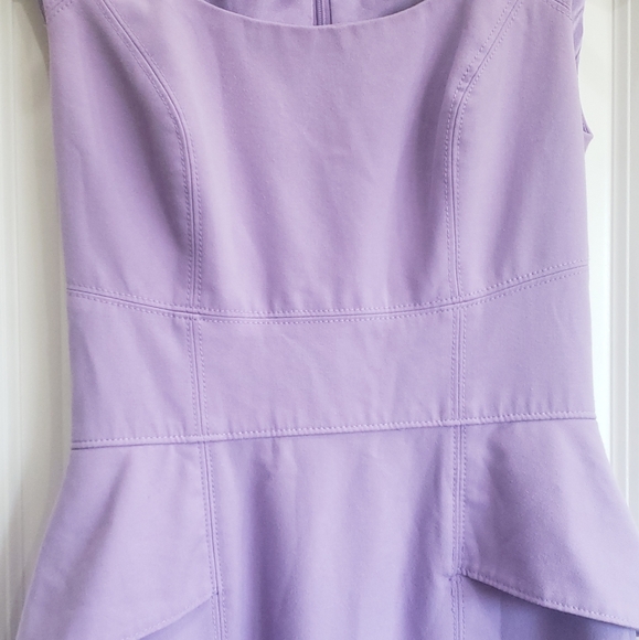 WHITE HOUSE BLACK MARKET Lilac Pelum Dress - Picture 4 of 4